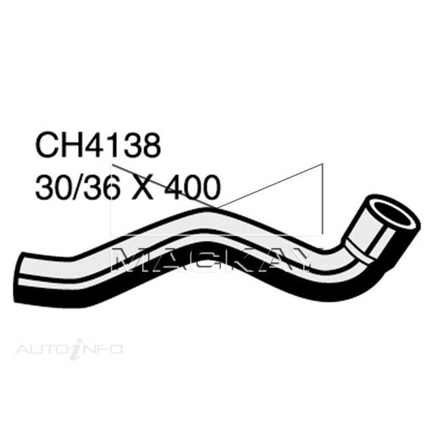 CH4138 Top Hose for Holden Jackaroo UBS69 3.1L 4JG2T (Turbo Diesel) (Export Only)