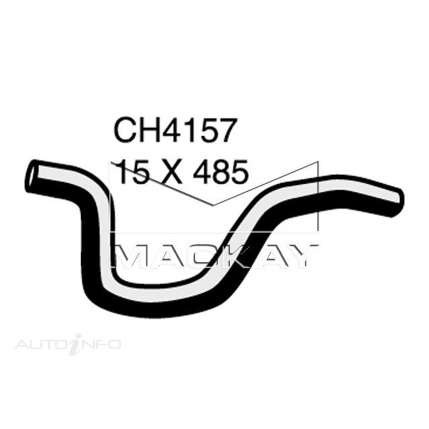 Mackay Heater Hose For Subaru Impreza GG 2.0L F4 Petrol Manual / Auto  - CH4157