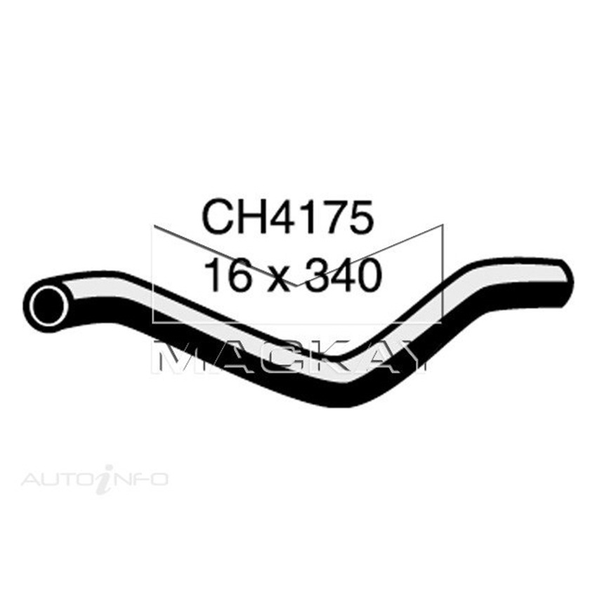 Mackay Heater Hose For Subaru Forester SG 2.5L F4 Petrol Manual / Auto 