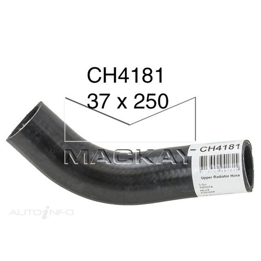  CH4181 Radiator Upper Hose For Toyota Hilux KZN165R 3.0L I4 Turbo Dsl Man&Auto