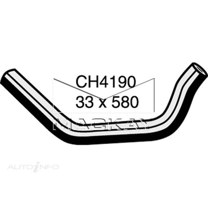 Mackay Radiator Lower Hose For Mitsubishi Challenger PA 3.0L V6 Petrol Manual