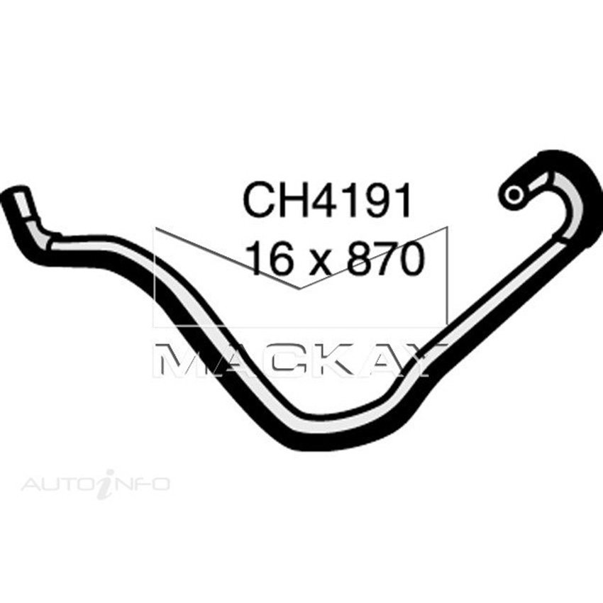 CH4191 Heater Hose for Mitsubishi Pajero NM NP 3.5L V6 Petrol Manual / Auto