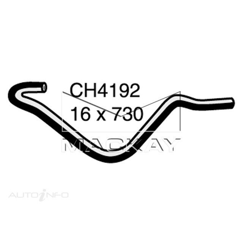 CH4192 Heater Hose for Mitsubishi Pajero NM NP 3.5L V6 Petrol Manual / Auto