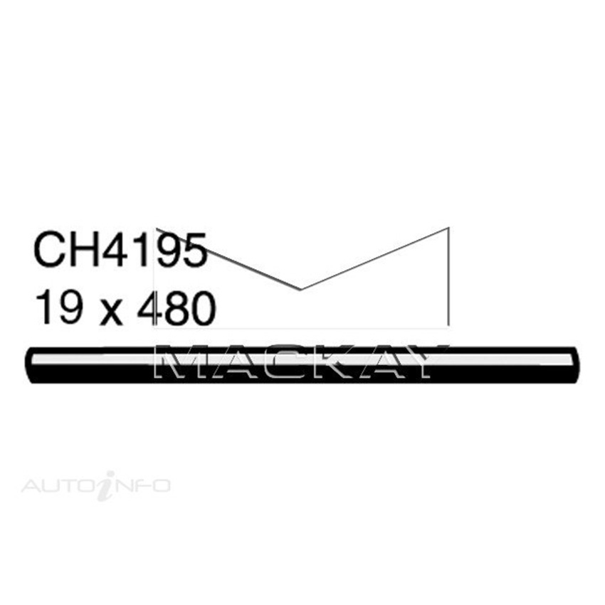 Mackay Heater Hose For Ford Falcon ED 4.0L Petrol Manual & Auto  - CH4195