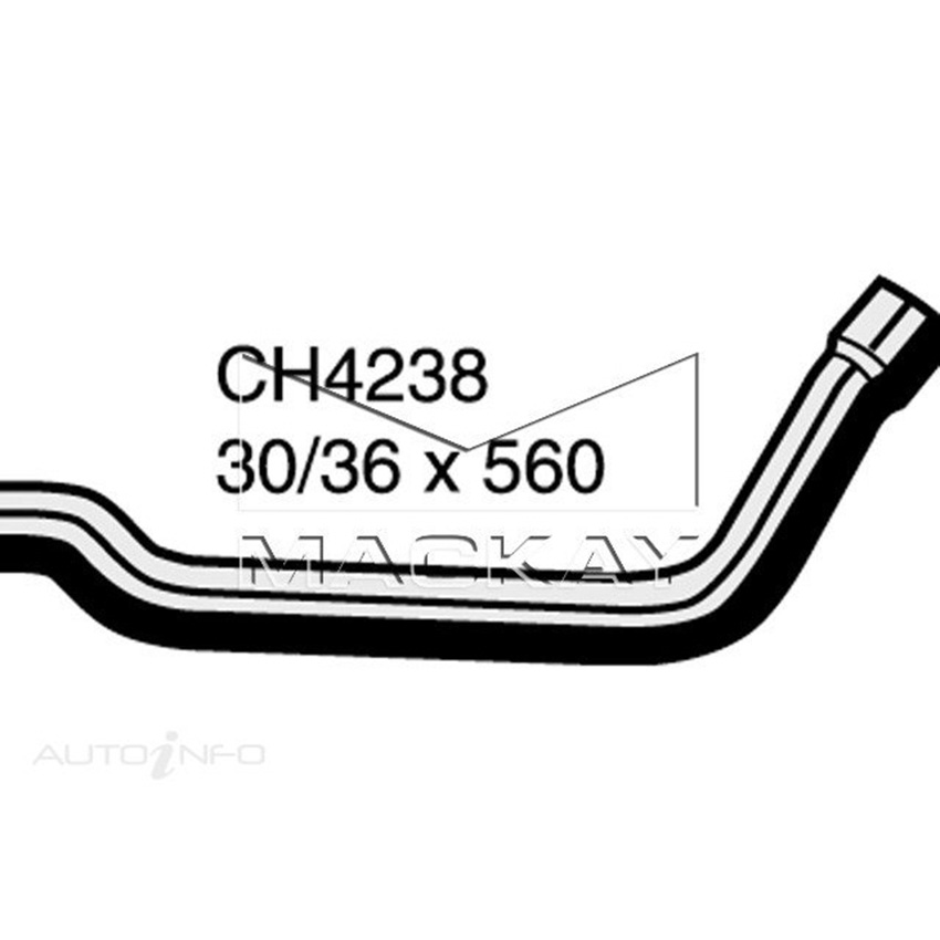 Mackay CH4238 Radiator Upper Hose For Mini Cooper R50 1.6L I4 Petrol Manual/Auto