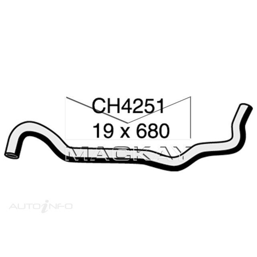 CH4251 Heater Hose for Nissan Micra K11 1.3L I4 Petrol Manual & Auto Mackay
