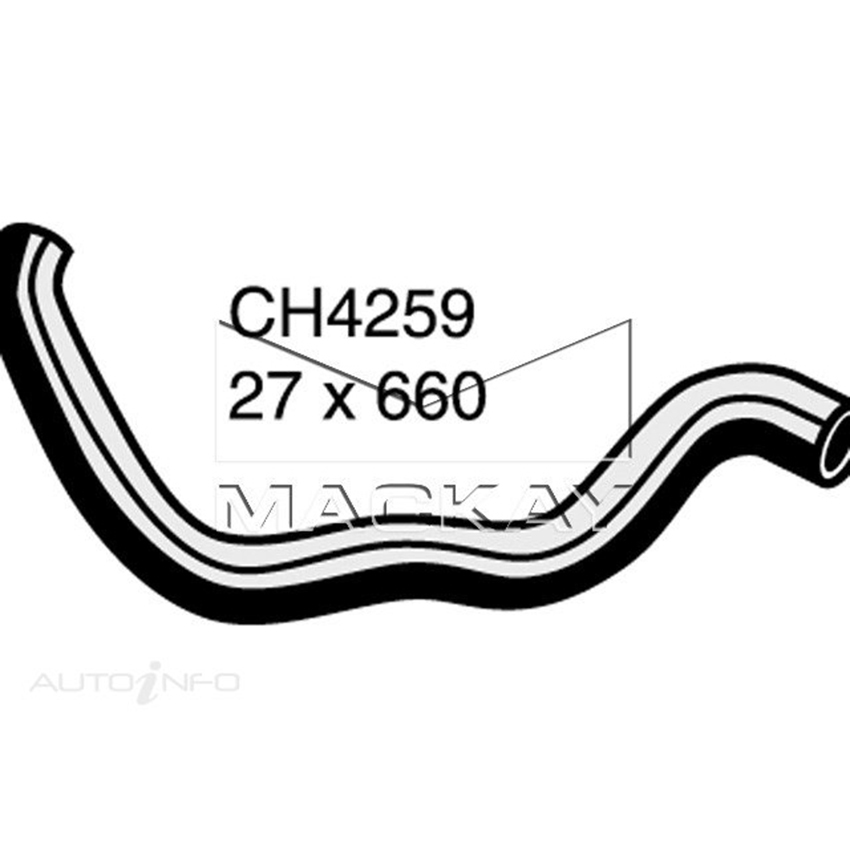 Mackay Radiator Lower Hose For Honda Fit Gd 1.3L Petrol Manual & Auto - CH4259
