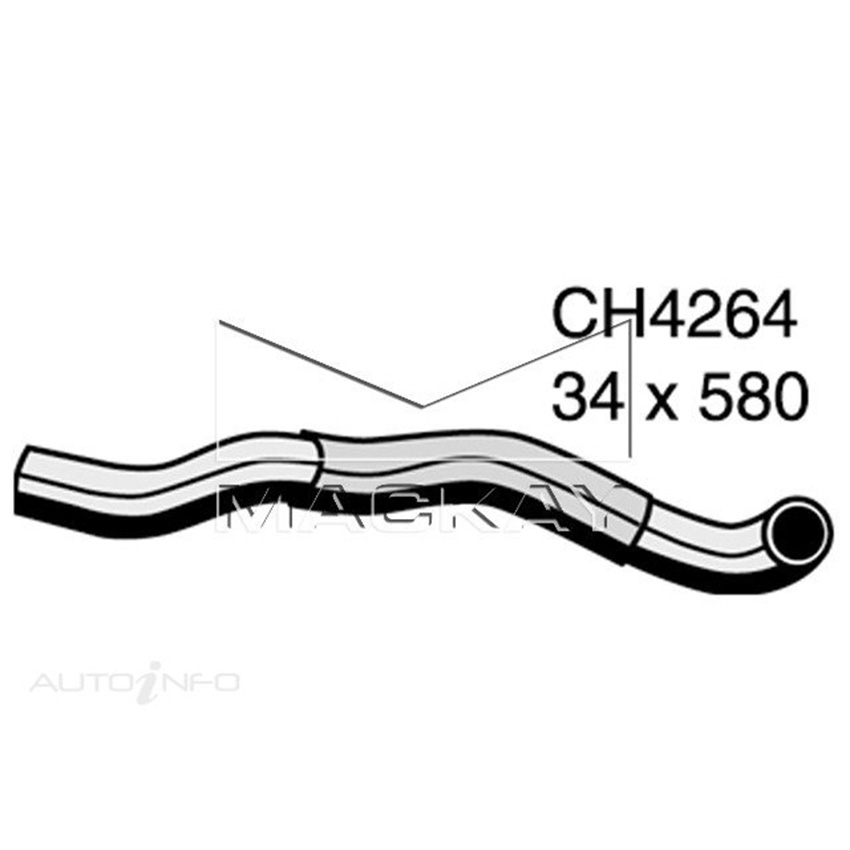 Mackay Radiator Lower Hose For Mazda E2500 . 2.5LDiesel Manual/Auto - CH4264