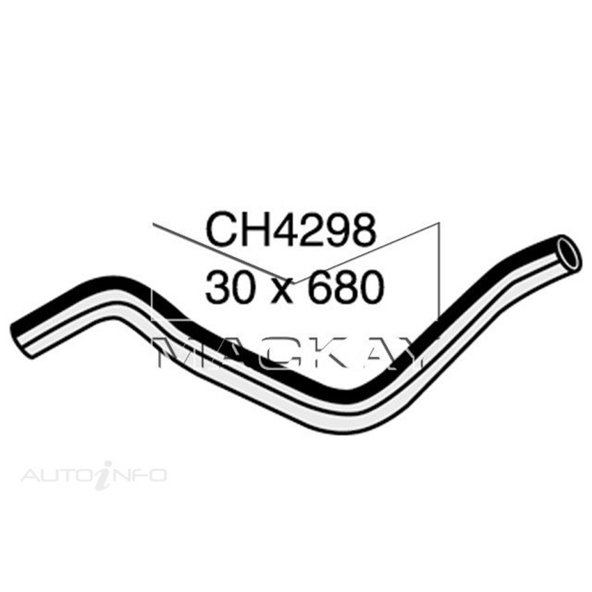 Mackay CH4298 Radiator Lower Hose For Honda Accord CM 3.0L V6 Petrol Manual/Auto