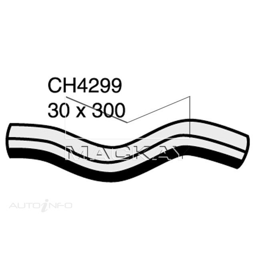 Mackay CH4299 Radiator Upper Hose For Honda Civic Fd 1.8L I4 Ptl Manual & Auto