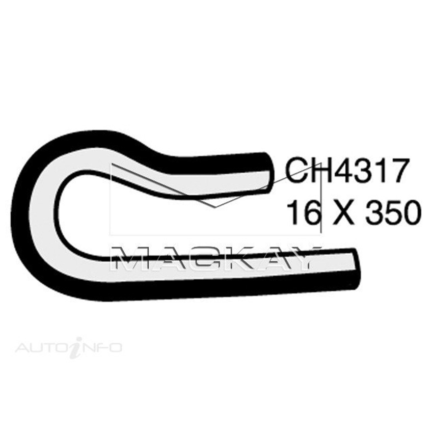 Mackay Engine By Pass Hose For Honda Integra DC 1.8L Petrol Manual / Auto