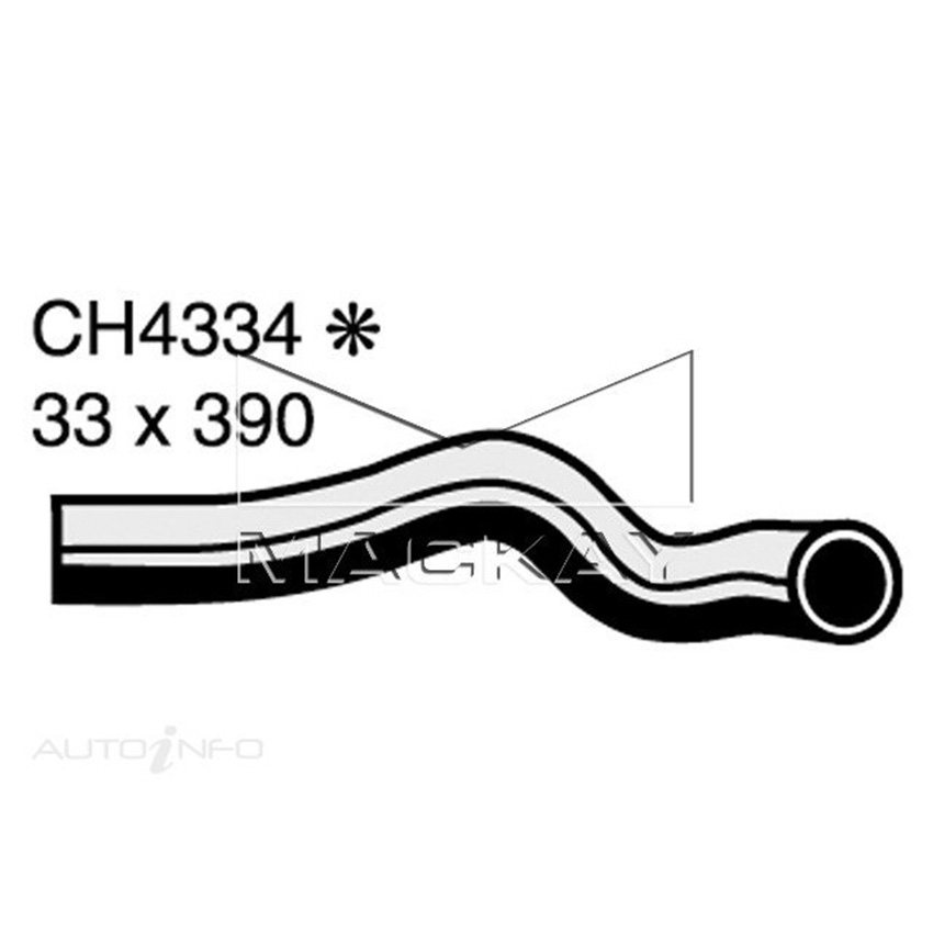 Mackay Radiator Lower Hose For Mercedes Benz 300CE W124 3.0L Petrol Manual