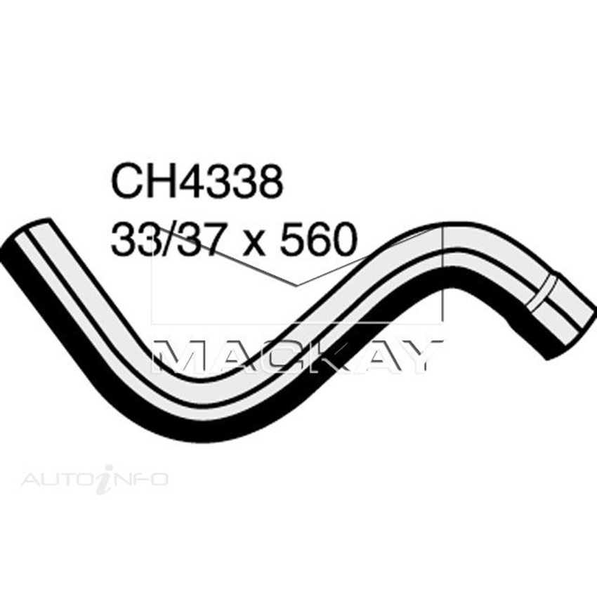 CH4338 Radiator Upper Hose For Chrysler Grand Voyager RG 3.3L V6 Ptl Manual