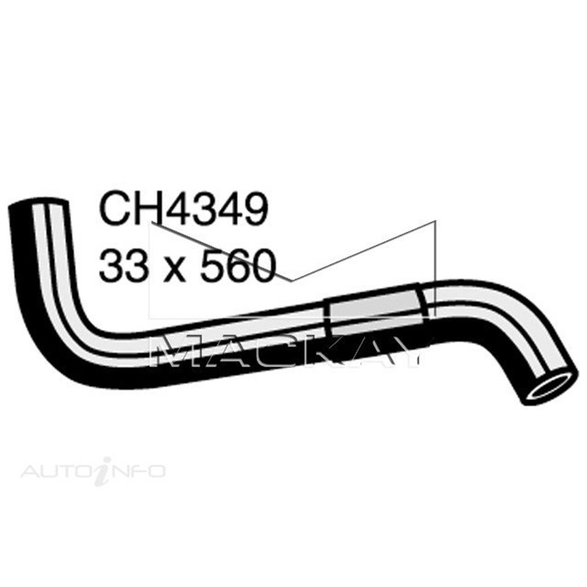 Mackay Bottom Hose For Mazda 626 GF 2.5 Litre KL USA Model Only  - CH4349