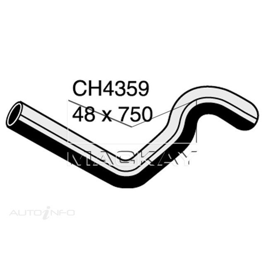 CH4359 Bottom Hose for PORSCHE 928 V8 Mackay