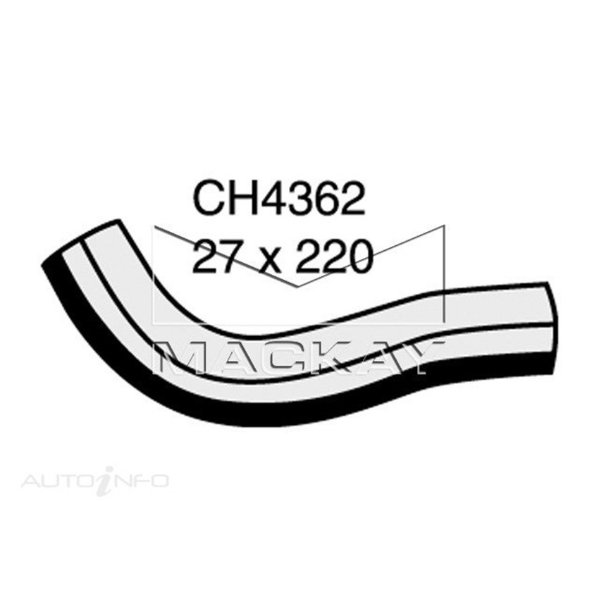 Mackay Radiator Lower Hose For Mazda MX5 NA 1.6L Petrol Manual/Auto - CH4362