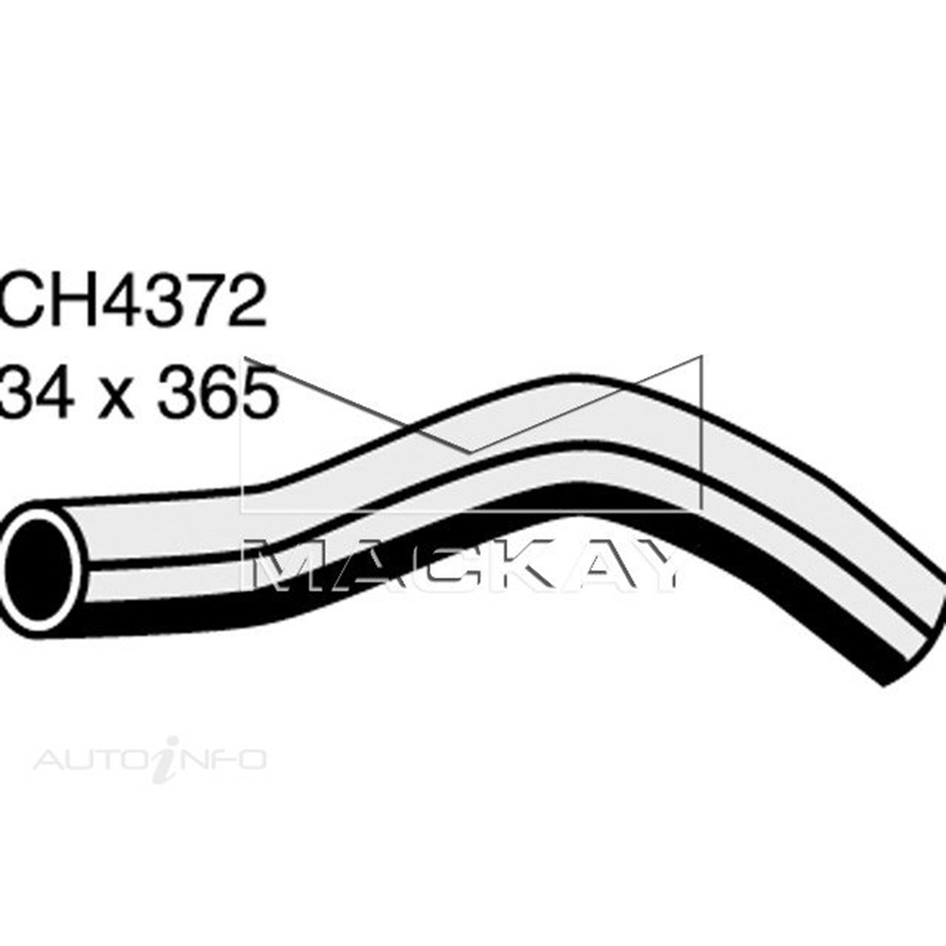 Mackay CH4372 Radiator Lower Hose For Nissan Infiniti G50 4.5L V8 Ptl Man&Auto