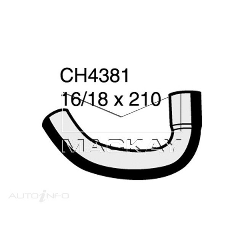 Mackay Heater Hose For Toyota LandCruiser KZJ95R 3.0LTurbo Diesel Manual & Auto