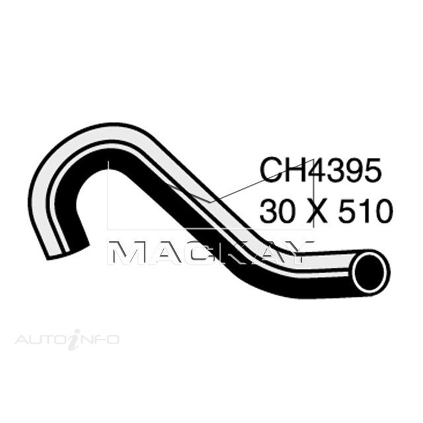 Mackay Radiator Upper Hose For Audi 90 B3 2.2L I5 Petrol Manual / Auto 