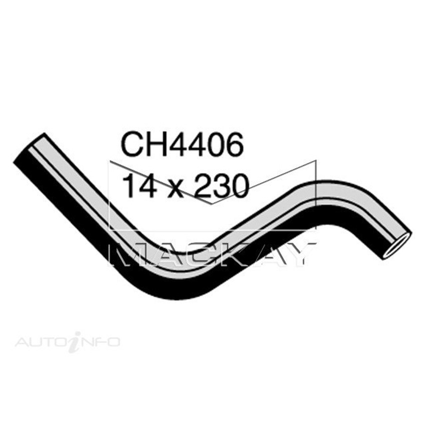 CH4406 Heater Hose for Jaguar XJS . 5.3L V12 Petrol Manual / Auto Mackay