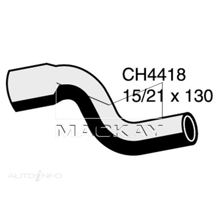 Mackay Engine By Pass Hose For Jaguar E Type Series 1 4.2L I6 Manual/Auto-CH4418