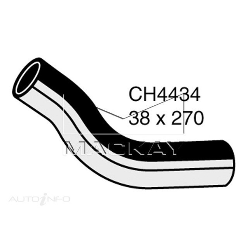 Mackay CH4434 Radiator Lower Hose For Mazda RX7 FC 1.3L ROTARY2 Ptl Manual/Auto