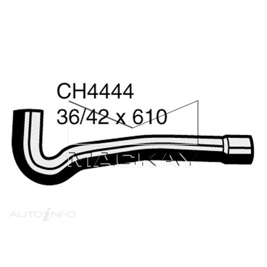 Mackay Radiator Upper Hose For Jaguar XJS XJ40 3.6L Petrol Manual/Auto - CH4444