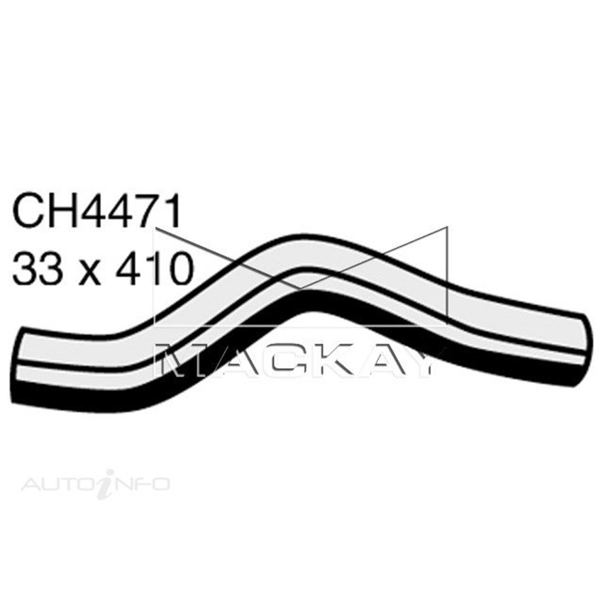 Mackay CH4471 Radiator Upper Hose For Toyota AURioN GSV40R 3.5L V6 Ptl Man&Auto
