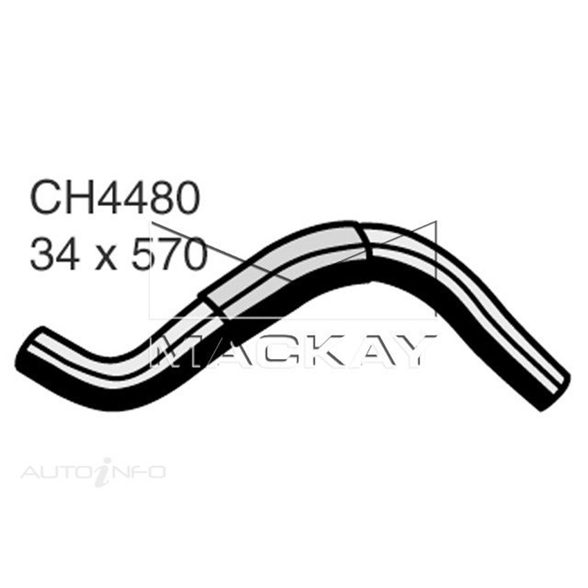 Mackay CH4480 Radiator Lower Hose For Hyundai Santa Fe SM 2.7L V6 Ptl Man&Auto
