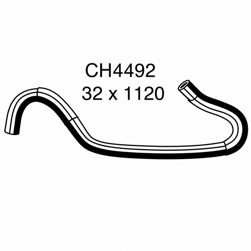 Mackay Radiator Upper Hose For Hummer Hummer H2 SUT 6.0L Petrol V8 LQ4(364CUV8)