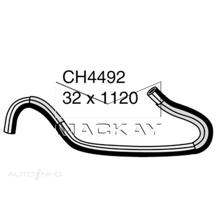 Mackay Radiator Upper Hose For HUMMER H2 . 6.0L V8 Petrol Manual/Auto - CH4492