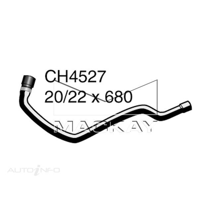 CH4527 Heater Hose for BMW 323i E46 2.5L I6 Petrol Manual / Auto Mackay