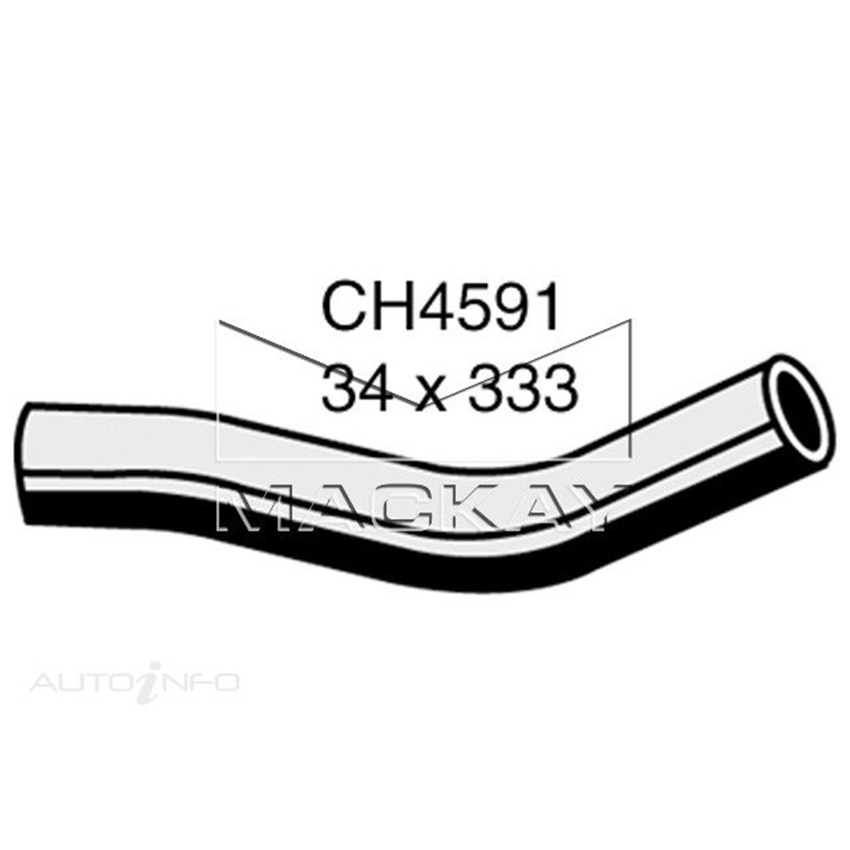 Mackay Top Hose For Toyota Hilux RN8590 105 106 110130 2.4 Litre (22R) 19811989