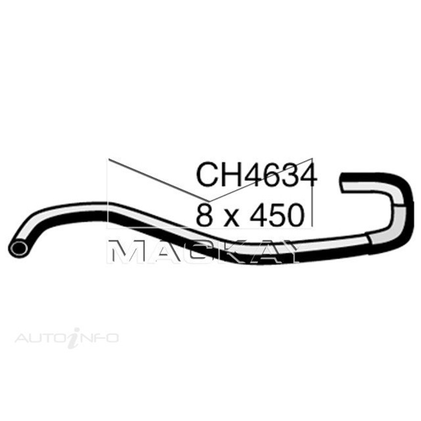 Mackay Engine By Pass Hose For Toyota Hilux VZN167R 3.4L V6 Petrol Manual & Auto