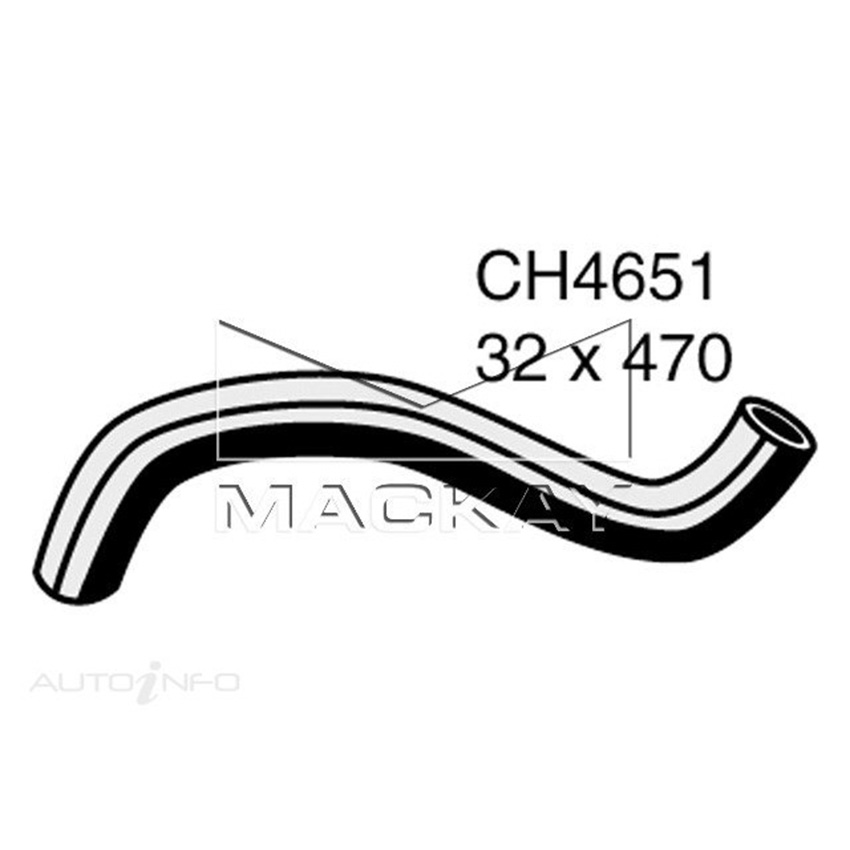 Mackay CH4651 Radiator Lower Hose For Toyota KLUGER MCU28R 3.3L V6 Ptl Man&Auto