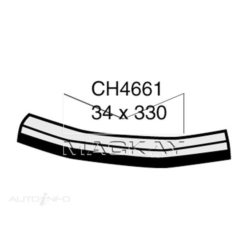 Mackay Radiator Upper Hose For Right Mitsubishi Lancer CJ 2.0L Petrol Manual