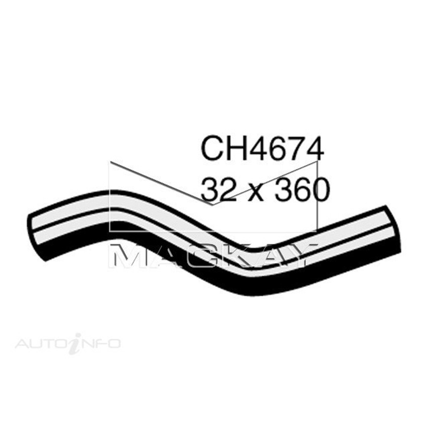 Mackay Radiator Upper Hose For Kia Rio JB 1.4L Petrol Manual/Auto - CH4674
