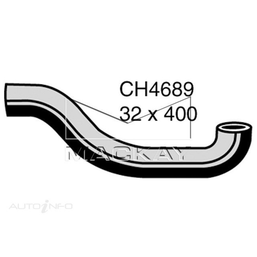 Mackay Top Hose For VolksWagen Jetta 1600 & 1700 cc with AC -CH4689
