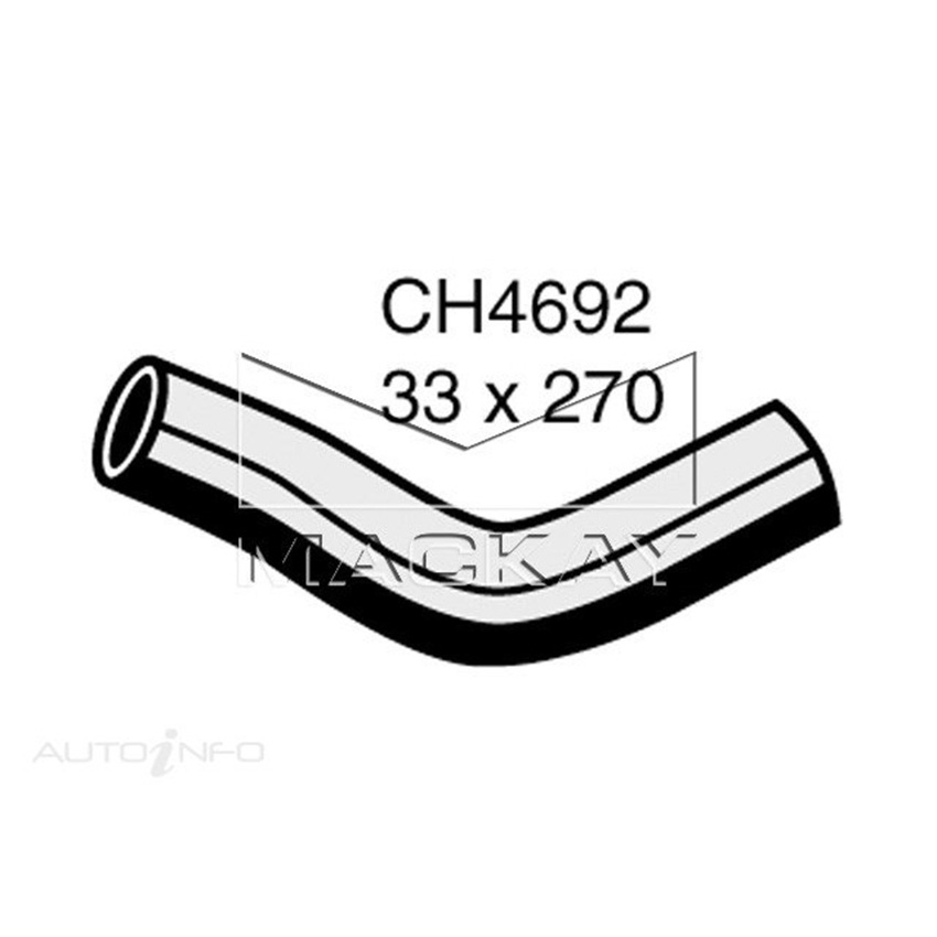 Mackay Radiator Upper Hose For Toyota Hilux GGN15R 4.0L V6 Petrol Man & Auto