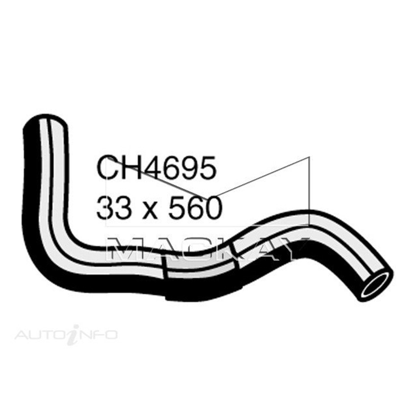 Mackay CH4695 Radiator Lower Hose For Toyota Camry ACV40R 2.4L I4 Ptl Man&Auto