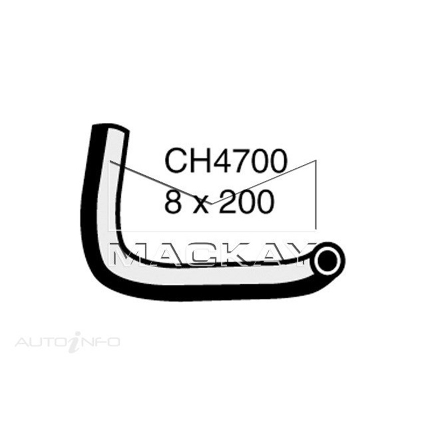 Mackay TurboCharger Coolant Hose For Hyundai iLOAD TQ 2.4L Petrol Manual / Auto