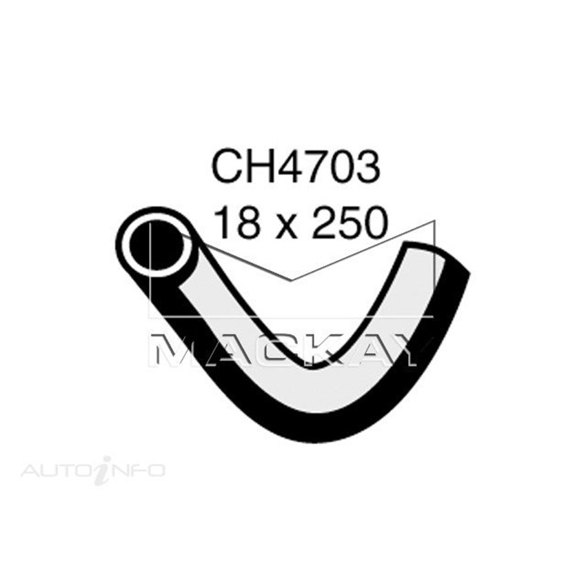 CH4703 Heater Hose for Hyundai iLOAD TQ 2.5L I4 Turbo Diesel Manual / Auto