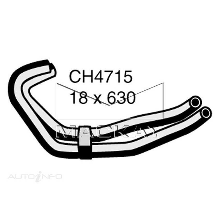 Heater Hose for Hyundai iLOAD TQ 2.4L I4 Petrol Manual / Auto Mackay