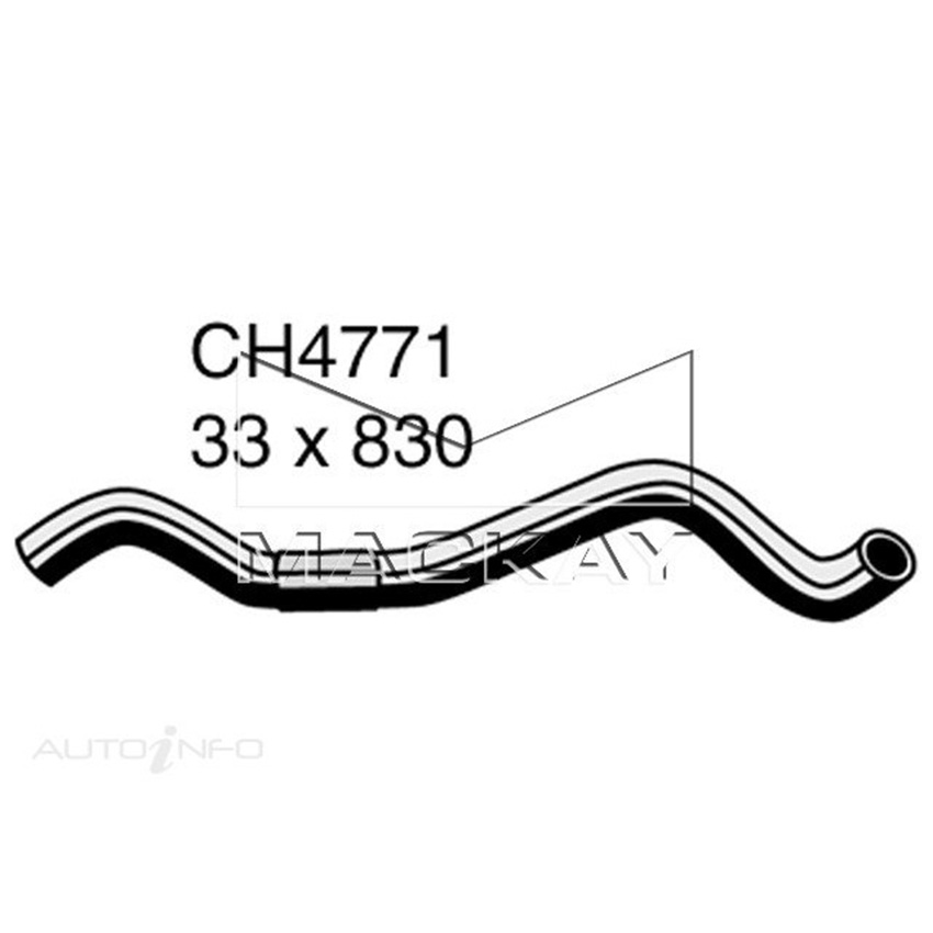 Mackay CH4771 Radiator Lower Hose For Nissan Navara D40 2.5L I4 Turbo Dslan&Auto
