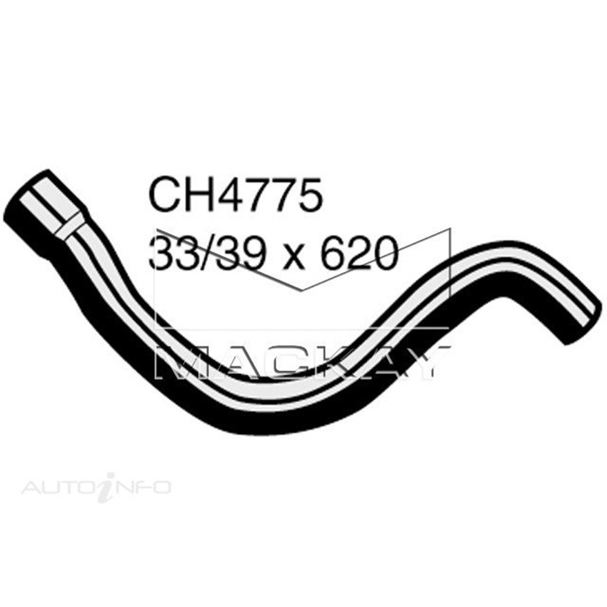 Mackay CH4775 Radiator Lower Hose For Holden Astra AH 1.8L I4 Petrol Manual/Auto
