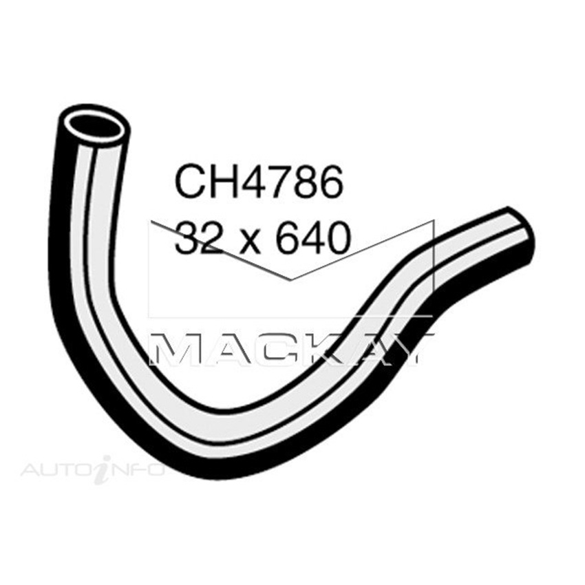 Mackay Radiator Upper Hose For Toyota LandCruiser RZJ95R 2.7L Petrol Man & Auto
