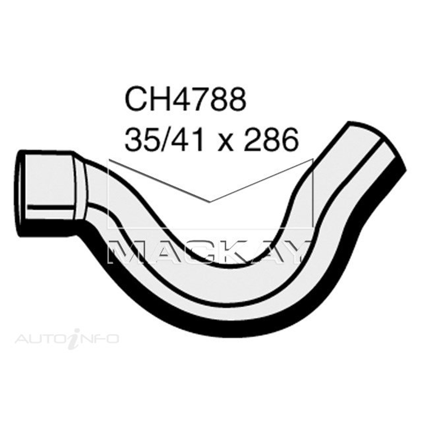 Mackay Top Hose For Mercedes Benz 260E W124 2.6 Litre - CH4788