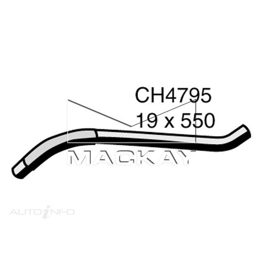 Mackay Radiator Hose For Misc Mazda MPV LW 3.0L V6 Petrol Manual/Auto - CH4795