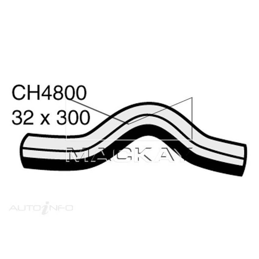 Mackay CH4800 Radiator Upper Hose For Kia Cerato LD 2.0L I4 Petrol Manual/Auto