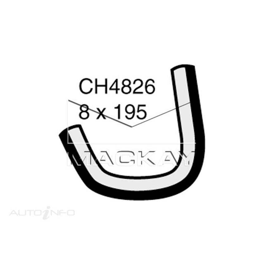 Mackay Engine By Pass Hose For Holden Astra AH 1.8L Petrol Manual / Auto